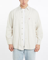 Vintage, Levi's, Button, Up, Shirt, The Real Deal, size double extra large, colour White, newtown, sydney, australia, thrift store, opshop, preloved, secondhand, sustainable, retro, antique, 70s, 80s, 90s, 2000s, 00s, fashion, clothing, streetwear, trendy, garment, style, boutique, store, shop, archive, sale, cheap, best, top, Shirts