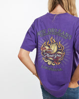 Vintage, Harley, Davidson, Tee, The Real Deal, size medium, colour Purple, newtown, sydney, australia, thrift store, opshop, preloved, secondhand, sustainable, retro, antique, 70s, 80s, 90s, 2000s, 00s, fashion, clothing, streetwear, trendy, garment, style, boutique, store, shop, archive, sale, cheap, best, top, T-Shirts