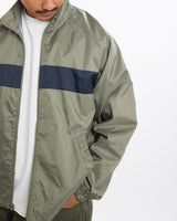 Vintage, Nike, Windbreaker, Jacket, The Real Deal, size large, colour Green, newtown, sydney, australia, thrift store, opshop, preloved, secondhand, sustainable, retro, antique, 70s, 80s, 90s, 2000s, 00s, fashion, clothing, streetwear, trendy, garment, style, boutique, store, shop, archive, sale, cheap, best, top, Jackets