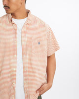 Vintage, 90s, Polo, Ralph, Lauren, Short, Sleeve, Button, Up, Shirt, The Real Deal, size large, colour Multicolour, newtown, sydney, australia, thrift store, opshop, preloved, secondhand, sustainable, retro, antique, 70s, 80s, 90s, 2000s, 00s, fashion, clothing, streetwear, trendy, garment, style, boutique, store, shop, archive, sale, cheap, best, top, Shirts