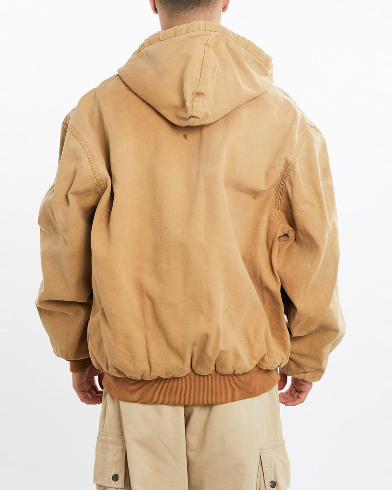 Vintage, Carhartt, Active', Jacket, The Real Deal, size large, colour Brown, newtown, sydney, australia, thrift store, opshop, preloved, secondhand, sustainable, retro, antique, 70s, 80s, 90s, 2000s, 00s, fashion, clothing, streetwear, trendy, garment, style, boutique, store, shop, archive, sale, cheap, best, top, Jackets