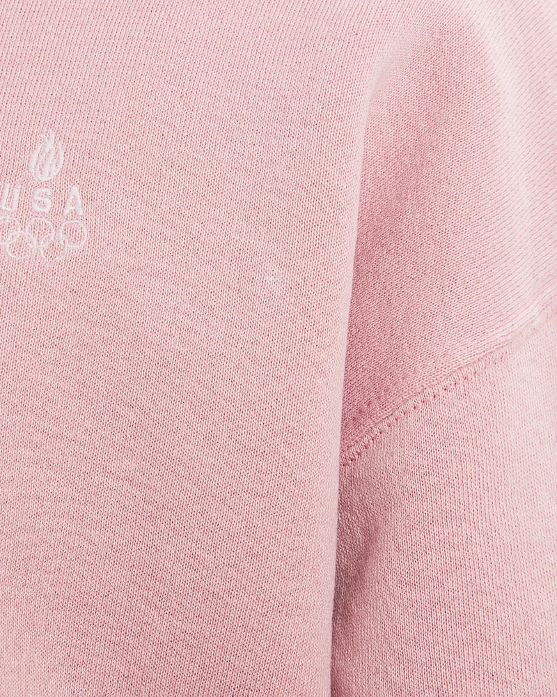 Vintage, 90s, USA, Olympic, Team, Sweatshirt, The Real Deal, size extra small, colour Red, newtown, sydney, australia, thrift store, opshop, preloved, secondhand, sustainable, retro, antique, 70s, 80s, 90s, 2000s, 00s, fashion, clothing, streetwear, trendy, garment, style, boutique, store, shop, archive, sale, cheap, best, top, Sweats and hoodies