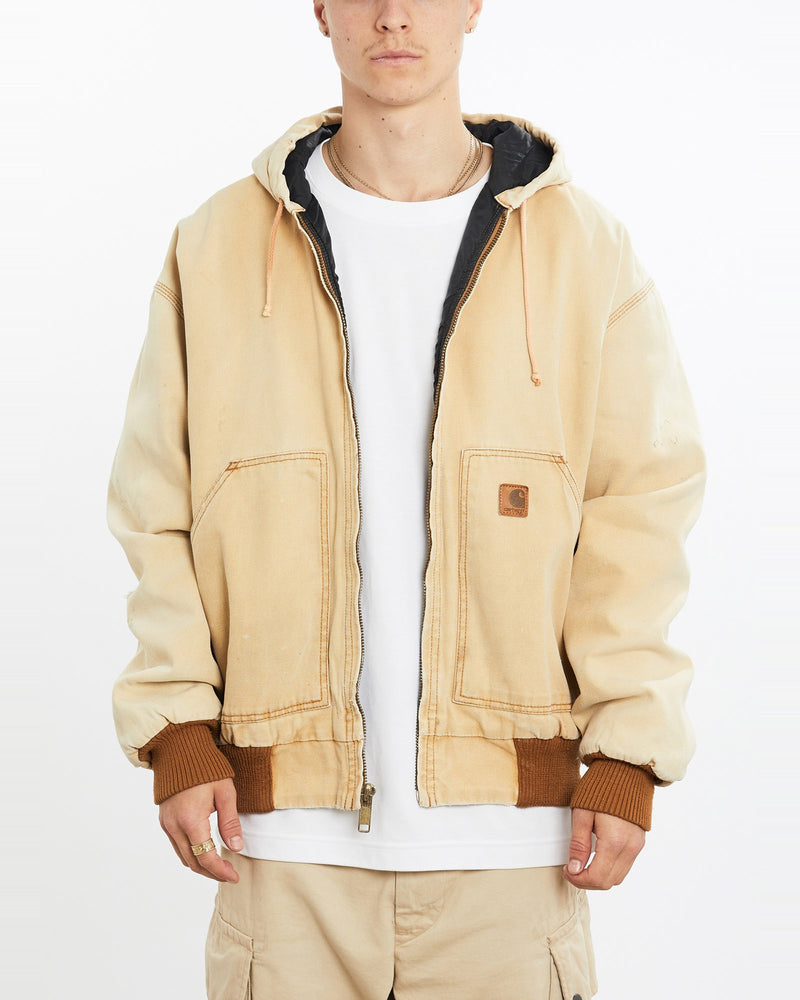 Vintage, Carhartt, Active', Jacket, The Real Deal, size large, colour Brown, newtown, sydney, australia, thrift store, opshop, preloved, secondhand, sustainable, retro, antique, 70s, 80s, 90s, 2000s, 00s, fashion, clothing, streetwear, trendy, garment, style, boutique, store, shop, archive, sale, cheap, best, top, Jackets