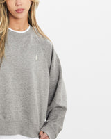 Vintage, Polo, Ralph, Lauren, Sweatshirt, The Real Deal, size small, colour Grey, newtown, sydney, australia, thrift store, opshop, preloved, secondhand, sustainable, retro, antique, 70s, 80s, 90s, 2000s, 00s, fashion, clothing, streetwear, trendy, garment, style, boutique, store, shop, archive, sale, cheap, best, top, Sweats and hoodies