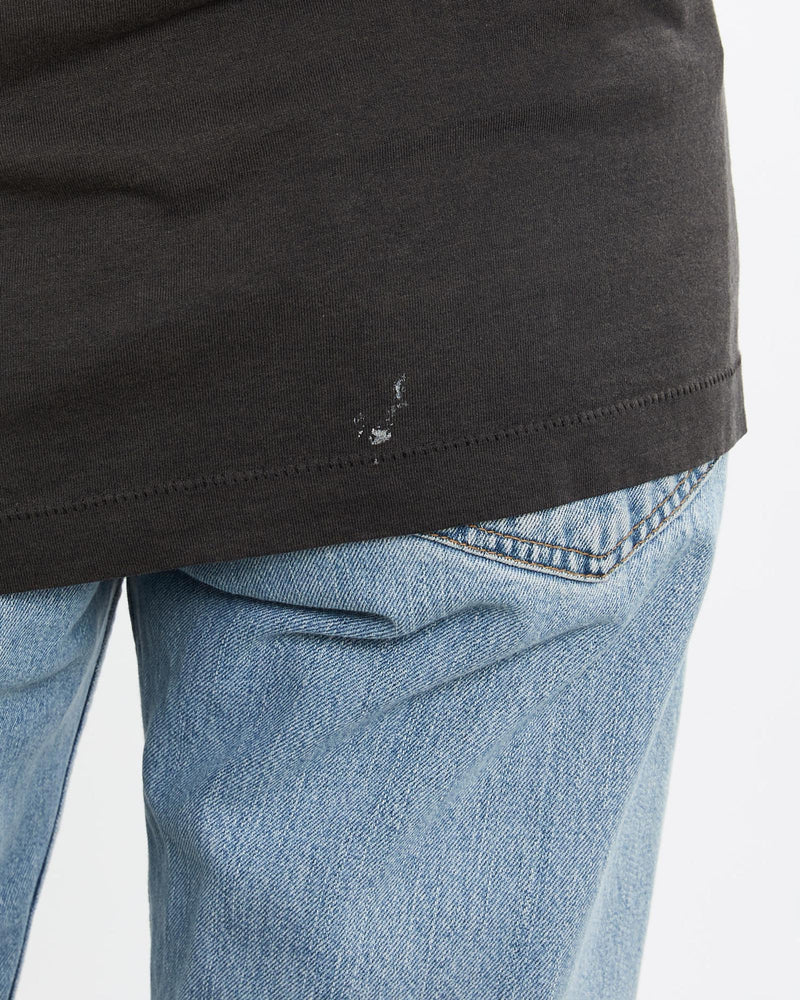 Vintage, 80s, Made, In, Africa', Tee, The Real Deal, size medium, colour Black, newtown, sydney, australia, thrift store, opshop, preloved, secondhand, sustainable, retro, antique, 70s, 80s, 90s, 2000s, 00s, fashion, clothing, streetwear, trendy, garment, style, boutique, store, shop, archive, sale, cheap, best, top, T-Shirts