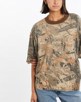 Vintage, 90s, Realtree, Camo, Tee, The Real Deal, size small, colour Brown, newtown, sydney, australia, thrift store, opshop, preloved, secondhand, sustainable, retro, antique, 70s, 80s, 90s, 2000s, 00s, fashion, clothing, streetwear, trendy, garment, style, boutique, store, shop, archive, sale, cheap, best, top, T-Shirts