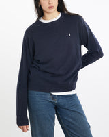 Vintage, 90s, Polo, Ralph, Lauren, Knit, Sweater, The Real Deal, size medium, colour Navy, newtown, sydney, australia, thrift store, opshop, preloved, secondhand, sustainable, retro, antique, 70s, 80s, 90s, 2000s, 00s, fashion, clothing, streetwear, trendy, garment, style, boutique, store, shop, archive, sale, cheap, best, top, Sweats and hoodies