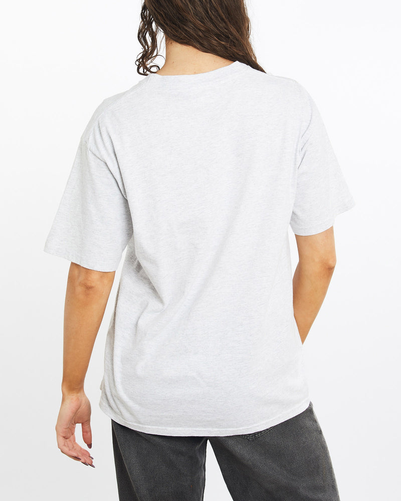 Vintage, 90s, Reebok, Tee, The Real Deal, size medium, colour Grey, newtown, sydney, australia, thrift store, opshop, preloved, secondhand, sustainable, retro, antique, 70s, 80s, 90s, 2000s, 00s, fashion, clothing, streetwear, trendy, garment, style, boutique, store, shop, archive, sale, cheap, best, top, T-Shirts