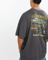 Vintage, Harley, Davidson, Tee, The Real Deal, size extra large, colour Grey, newtown, sydney, australia, thrift store, opshop, preloved, secondhand, sustainable, retro, antique, 70s, 80s, 90s, 2000s, 00s, fashion, clothing, streetwear, trendy, garment, style, boutique, store, shop, archive, sale, cheap, best, top, T-Shirts