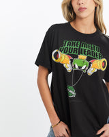 Vintage, Harley, Davidson, Looney, Tunes, Tee, The Real Deal, size extra small, colour Black, newtown, sydney, australia, thrift store, opshop, preloved, secondhand, sustainable, retro, antique, 70s, 80s, 90s, 2000s, 00s, fashion, clothing, streetwear, trendy, garment, style, boutique, store, shop, archive, sale, cheap, best, top, T-Shirts