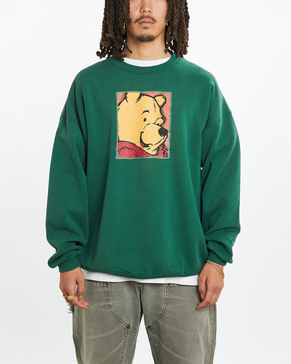 Vintage Disney Winnie The Pooh Sweatshirt <br>L , The Real Deal , newtown, sydney, australia, thrift store, opshop, preloved, secondhand, sustainable, retro, antique, 70s, 80s, 90s, 2000s, 00s, fashion, clothing, streetwear, trendy, garment, style, boutique, store, shop, archive, sale, cheap, best, top