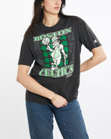 Vintage, 1991, Starter, NBA, Boston, Celtics, Tee, The Real Deal, size medium, colour Black, newtown, sydney, australia, thrift store, opshop, preloved, secondhand, sustainable, retro, antique, 70s, 80s, 90s, 2000s, 00s, fashion, clothing, streetwear, trendy, garment, style, boutique, store, shop, archive, sale, cheap, best, top, T-Shirts