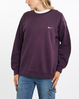 Vintage, Nike, Sweatshirt, The Real Deal, size medium, colour Purple, newtown, sydney, australia, thrift store, opshop, preloved, secondhand, sustainable, retro, antique, 70s, 80s, 90s, 2000s, 00s, fashion, clothing, streetwear, trendy, garment, style, boutique, store, shop, archive, sale, cheap, best, top, Sweats and hoodies