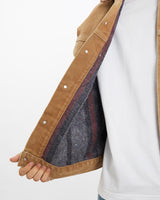 Vintage, 90s, Carhartt, Dayton, Trucker', Blanket, Lined, Jacket, The Real Deal, size extra large, colour Brown, newtown, sydney, australia, thrift store, opshop, preloved, secondhand, sustainable, retro, antique, 70s, 80s, 90s, 2000s, 00s, fashion, clothing, streetwear, trendy, garment, style, boutique, store, shop, archive, sale, cheap, best, top, Jackets