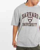 Vintage, Harvard, University, Tee, The Real Deal, size large, colour Grey, newtown, sydney, australia, thrift store, opshop, preloved, secondhand, sustainable, retro, antique, 70s, 80s, 90s, 2000s, 00s, fashion, clothing, streetwear, trendy, garment, style, boutique, store, shop, archive, sale, cheap, best, top, T-Shirts