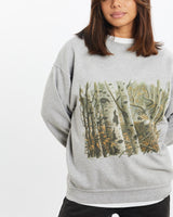 Vintage, 1996, Dear, Wildlife, Sweatshirt, The Real Deal, size extra small, colour Multicolour, newtown, sydney, australia, thrift store, opshop, preloved, secondhand, sustainable, retro, antique, 70s, 80s, 90s, 2000s, 00s, fashion, clothing, streetwear, trendy, garment, style, boutique, store, shop, archive, sale, cheap, best, top, Sweats and hoodies