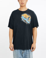 Vintage, James, Thompson, Racing, Tee, The Real Deal, size large, colour Black, newtown, sydney, australia, thrift store, opshop, preloved, secondhand, sustainable, retro, antique, 70s, 80s, 90s, 2000s, 00s, fashion, clothing, streetwear, trendy, garment, style, boutique, store, shop, archive, sale, cheap, best, top, T-Shirts