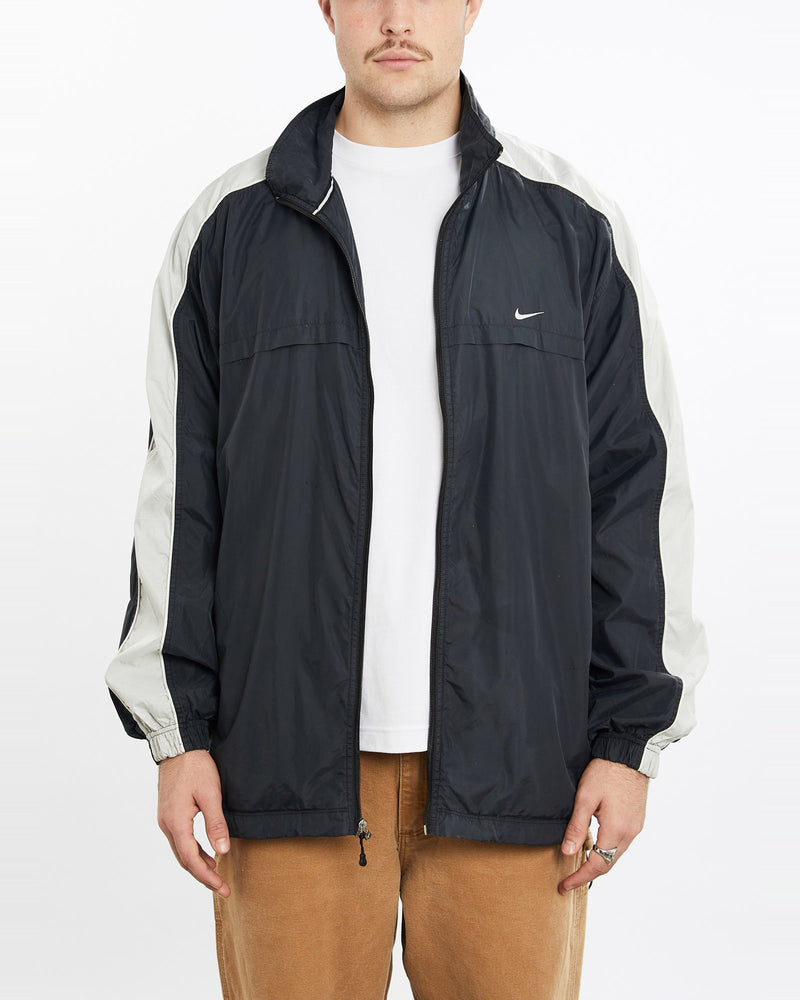 Vintage, Nike, Windbreaker, Jacket, The Real Deal, size extra large, colour Grey, newtown, sydney, australia, thrift store, opshop, preloved, secondhand, sustainable, retro, antique, 70s, 80s, 90s, 2000s, 00s, fashion, clothing, streetwear, trendy, garment, style, boutique, store, shop, archive, sale, cheap, best, top, Jackets