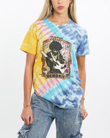 Vintage, Jimi, Hendrix, Music, Tie, Dye, Tee, The Real Deal, size extra small, colour Multicolour, newtown, sydney, australia, thrift store, opshop, preloved, secondhand, sustainable, retro, antique, 70s, 80s, 90s, 2000s, 00s, fashion, clothing, streetwear, trendy, garment, style, boutique, store, shop, archive, sale, cheap, best, top, T-Shirts