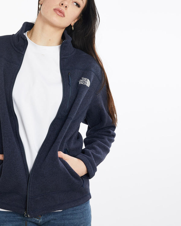 Vintage, The, North, Face, Full, Zip, Fleece, Sweatshirt, The Real Deal, size medium, colour Navy, newtown, sydney, australia, thrift store, opshop, preloved, secondhand, sustainable, retro, antique, 70s, 80s, 90s, 2000s, 00s, fashion, clothing, streetwear, trendy, garment, style, boutique, store, shop, archive, sale, cheap, best, top, Sweats and hoodies