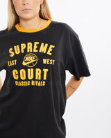 Vintage, Nike, Supreme, Court, Basketball, Tee, The Real Deal, size medium, colour Black, newtown, sydney, australia, thrift store, opshop, preloved, secondhand, sustainable, retro, antique, 70s, 80s, 90s, 2000s, 00s, fashion, clothing, streetwear, trendy, garment, style, boutique, store, shop, archive, sale, cheap, best, top, T-Shirts