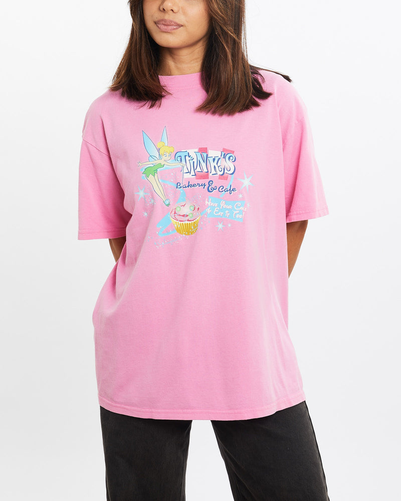 Vintage, 90s, Disney, Tinkerbell, Tee, The Real Deal, size extra small, colour Navy, newtown, sydney, australia, thrift store, opshop, preloved, secondhand, sustainable, retro, antique, 70s, 80s, 90s, 2000s, 00s, fashion, clothing, streetwear, trendy, garment, style, boutique, store, shop, archive, sale, cheap, best, top, T-Shirts