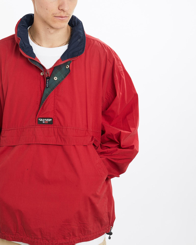 Vintage, 90s, Chaps, Ralph, Lauren, Windbreaker, Jacket, The Real Deal, size extra large, colour Burgundy, newtown, sydney, australia, thrift store, opshop, preloved, secondhand, sustainable, retro, antique, 70s, 80s, 90s, 2000s, 00s, fashion, clothing, streetwear, trendy, garment, style, boutique, store, shop, archive, sale, cheap, best, top, Jackets