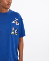 Vintage, 90s, Disney, Mickey, Mouse, Tee, The Real Deal, size medium, colour Blue, newtown, sydney, australia, thrift store, opshop, preloved, secondhand, sustainable, retro, antique, 70s, 80s, 90s, 2000s, 00s, fashion, clothing, streetwear, trendy, garment, style, boutique, store, shop, archive, sale, cheap, best, top, T-Shirts