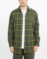 Vintage, Carhartt, Flannelette, Button, Up, Shirt, The Real Deal, size extra large, colour Green, newtown, sydney, australia, thrift store, opshop, preloved, secondhand, sustainable, retro, antique, 70s, 80s, 90s, 2000s, 00s, fashion, clothing, streetwear, trendy, garment, style, boutique, store, shop, archive, sale, cheap, best, top, Shirts