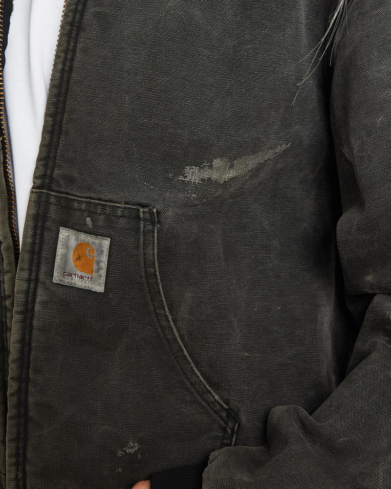 Vintage, 90s, Carhartt, Active', Jacket, The Real Deal, size small, colour Grey, newtown, sydney, australia, thrift store, opshop, preloved, secondhand, sustainable, retro, antique, 70s, 80s, 90s, 2000s, 00s, fashion, clothing, streetwear, trendy, garment, style, boutique, store, shop, archive, sale, cheap, best, top, Jackets