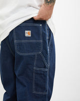 Vintage Carhartt Denim Carpenter Pants <br>40" , The Real Deal , newtown, sydney, australia, thrift store, opshop, preloved, secondhand, sustainable, retro, antique, 70s, 80s, 90s, 2000s, 00s, fashion, clothing, streetwear, trendy, garment, style, boutique, store, shop, archive, sale, cheap, best, top