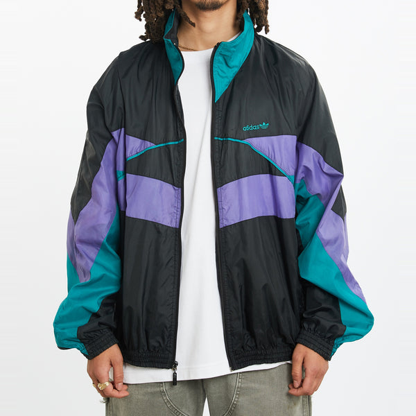Vintage 80s Adidas Windbreaker Jacket L
