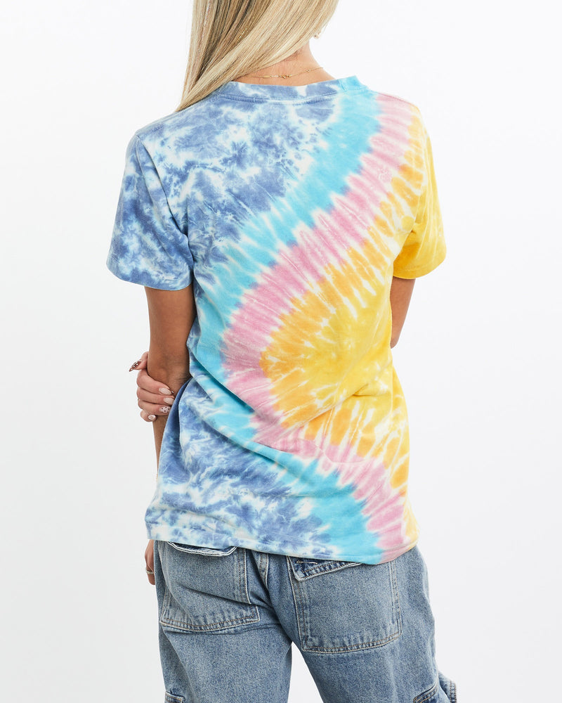 Vintage, Jimi, Hendrix, Music, Tie, Dye, Tee, The Real Deal, size extra small, colour Multicolour, newtown, sydney, australia, thrift store, opshop, preloved, secondhand, sustainable, retro, antique, 70s, 80s, 90s, 2000s, 00s, fashion, clothing, streetwear, trendy, garment, style, boutique, store, shop, archive, sale, cheap, best, top, T-Shirts