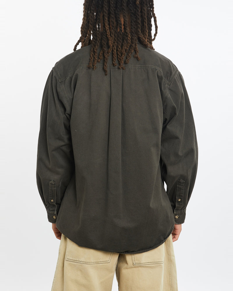 Vintage Carhartt Button Up Shirt <br>L , The Real Deal , newtown, sydney, australia, thrift store, opshop, preloved, secondhand, sustainable, retro, antique, 70s, 80s, 90s, 2000s, 00s, fashion, clothing, streetwear, trendy, garment, style, boutique, store, shop, archive, sale, cheap, best, top