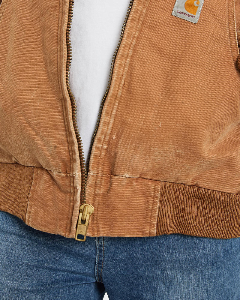 Vintage, Carhartt, Active', Jacket, The Real Deal, size medium, colour Brown, newtown, sydney, australia, thrift store, opshop, preloved, secondhand, sustainable, retro, antique, 70s, 80s, 90s, 2000s, 00s, fashion, clothing, streetwear, trendy, garment, style, boutique, store, shop, archive, sale, cheap, best, top, Jackets