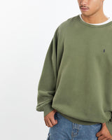 Vintage, 90s, Polo, Ralph, Lauren, Sweatshirt, The Real Deal, size extra large, colour Green, newtown, sydney, australia, thrift store, opshop, preloved, secondhand, sustainable, retro, antique, 70s, 80s, 90s, 2000s, 00s, fashion, clothing, streetwear, trendy, garment, style, boutique, store, shop, archive, sale, cheap, best, top, Sweats and hoodies