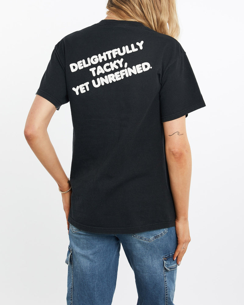 Vintage, 90s, Hooters, Tee, The Real Deal, size medium, colour Black, newtown, sydney, australia, thrift store, opshop, preloved, secondhand, sustainable, retro, antique, 70s, 80s, 90s, 2000s, 00s, fashion, clothing, streetwear, trendy, garment, style, boutique, store, shop, archive, sale, cheap, best, top, T-Shirts