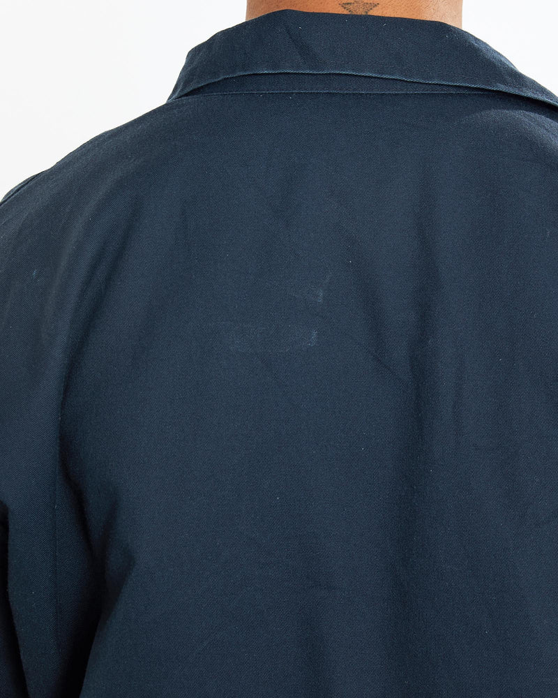 Vintage, Mechanic, Jacket, The Real Deal, size extra large, colour Blue, newtown, sydney, australia, thrift store, opshop, preloved, secondhand, sustainable, retro, antique, 70s, 80s, 90s, 2000s, 00s, fashion, clothing, streetwear, trendy, garment, style, boutique, store, shop, archive, sale, cheap, best, top, Jackets