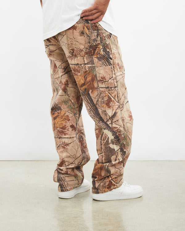 Vintage Carhartt Realtree Camo Carpenter Pants <br>38" , The Real Deal , newtown, sydney, australia, thrift store, opshop, preloved, secondhand, sustainable, retro, antique, 70s, 80s, 90s, 2000s, 00s, fashion, clothing, streetwear, trendy, garment, style, boutique, store, shop, archive, sale, cheap, best, top