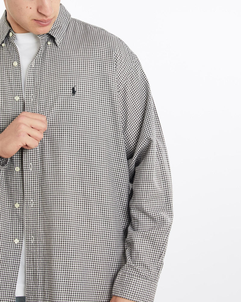 Vintage, 90s, Polo, Ralph, Lauren, Button, Up, Shirt, The Real Deal, size double extra large, colour Multicolour, newtown, sydney, australia, thrift store, opshop, preloved, secondhand, sustainable, retro, antique, 70s, 80s, 90s, 2000s, 00s, fashion, clothing, streetwear, trendy, garment, style, boutique, store, shop, archive, sale, cheap, best, top, Shirts