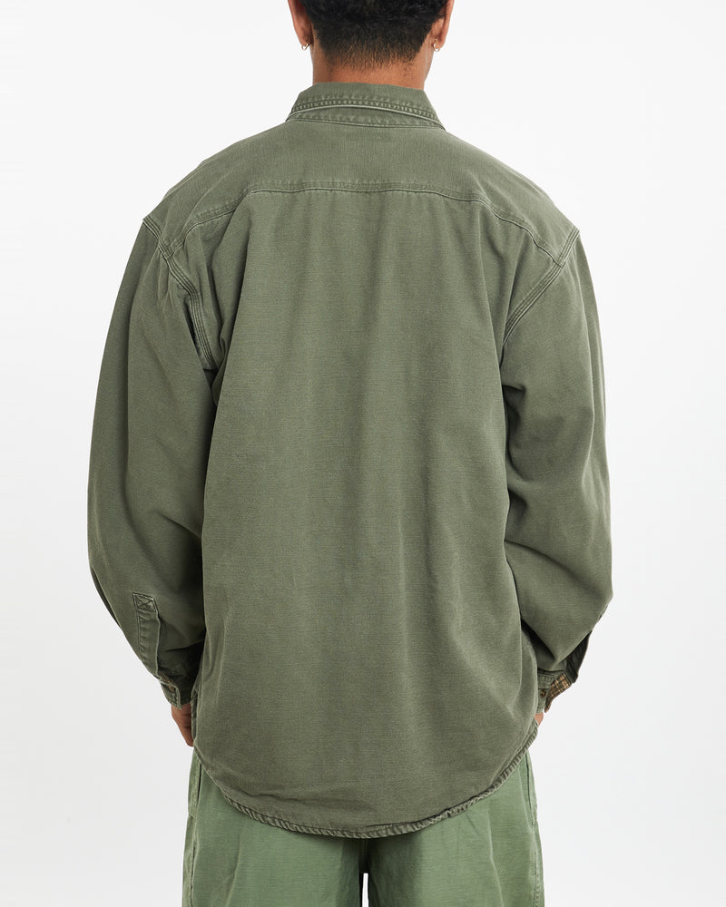 Vintage Carhartt Flannelette lined Button Up Shirt <br>XL , The Real Deal , newtown, sydney, australia, thrift store, opshop, preloved, secondhand, sustainable, retro, antique, 70s, 80s, 90s, 2000s, 00s, fashion, clothing, streetwear, trendy, garment, style, boutique, store, shop, archive, sale, cheap, best, top