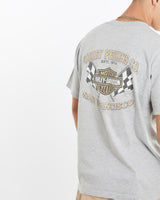 Vintage, Harley, Davidson, Tee, The Real Deal, size large, colour Grey, newtown, sydney, australia, thrift store, opshop, preloved, secondhand, sustainable, retro, antique, 70s, 80s, 90s, 2000s, 00s, fashion, clothing, streetwear, trendy, garment, style, boutique, store, shop, archive, sale, cheap, best, top, T-Shirts