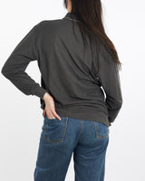 Vintage, 90s, Gianni, Valentino, Long, Sleeve, Polo, Shirt, The Real Deal, size medium, colour Grey, newtown, sydney, australia, thrift store, opshop, preloved, secondhand, sustainable, retro, antique, 70s, 80s, 90s, 2000s, 00s, fashion, clothing, streetwear, trendy, garment, style, boutique, store, shop, archive, sale, cheap, best, top, Shirts