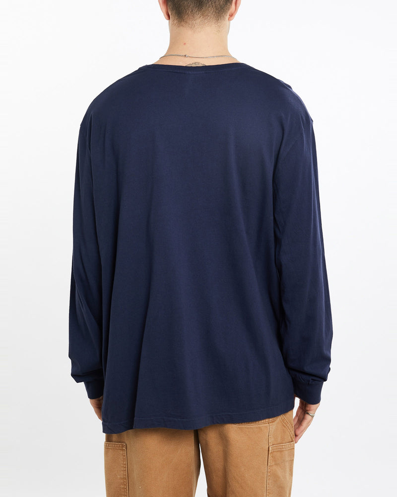 Vintage, 90s, Polo, Ralph, Lauren, Long, Sleeve, Tee, The Real Deal, size extra large, colour Navy, newtown, sydney, australia, thrift store, opshop, preloved, secondhand, sustainable, retro, antique, 70s, 80s, 90s, 2000s, 00s, fashion, clothing, streetwear, trendy, garment, style, boutique, store, shop, archive, sale, cheap, best, top, T-Shirts