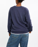 Vintage, 90s, Jerzees, Blank, Sweatshirt, The Real Deal, size medium, colour Navy, newtown, sydney, australia, thrift store, opshop, preloved, secondhand, sustainable, retro, antique, 70s, 80s, 90s, 2000s, 00s, fashion, clothing, streetwear, trendy, garment, style, boutique, store, shop, archive, sale, cheap, best, top, Sweats and hoodies