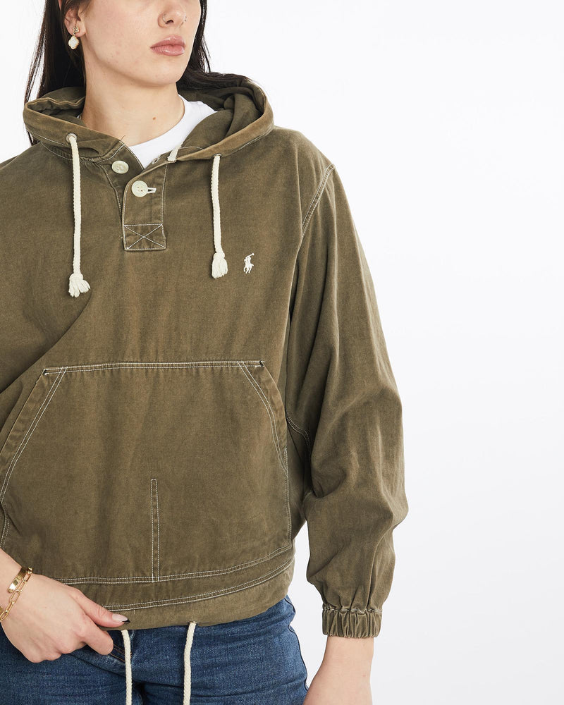 Vintage, 90s, Polo, Ralph, Lauren, Anorak, Jacket, The Real Deal, size small, colour Brown, newtown, sydney, australia, thrift store, opshop, preloved, secondhand, sustainable, retro, antique, 70s, 80s, 90s, 2000s, 00s, fashion, clothing, streetwear, trendy, garment, style, boutique, store, shop, archive, sale, cheap, best, top, Jackets