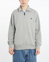 Vintage, Nautica, Competition, Quarter, Zip, Sweatshirt, The Real Deal, size extra large, colour Grey, newtown, sydney, australia, thrift store, opshop, preloved, secondhand, sustainable, retro, antique, 70s, 80s, 90s, 2000s, 00s, fashion, clothing, streetwear, trendy, garment, style, boutique, store, shop, archive, sale, cheap, best, top, Sweats and hoodies