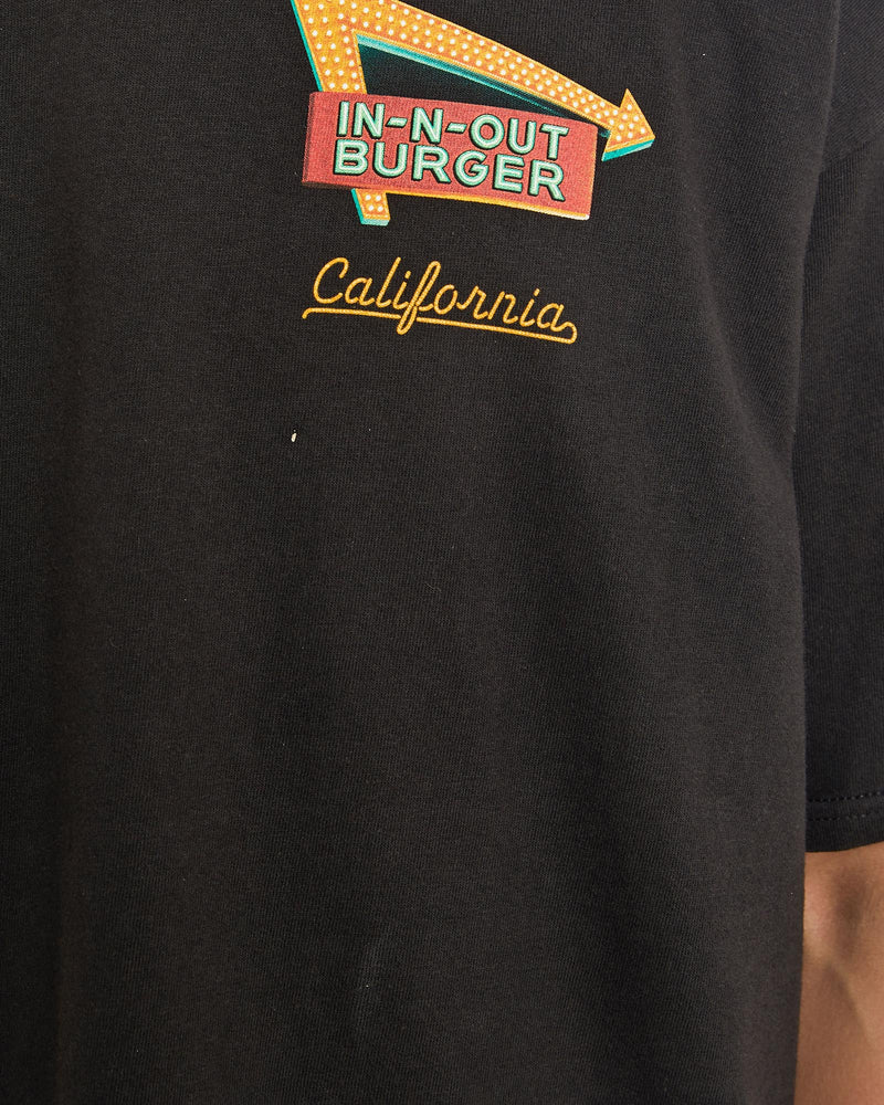 Vintage, In-N-Out, Burger, Tee, The Real Deal, size large, colour Black, newtown, sydney, australia, thrift store, opshop, preloved, secondhand, sustainable, retro, antique, 70s, 80s, 90s, 2000s, 00s, fashion, clothing, streetwear, trendy, garment, style, boutique, store, shop, archive, sale, cheap, best, top, T-Shirts