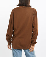 Vintage, Quiksilver, Surf, Long, Sleeve, Tee, The Real Deal, size medium, colour Brown, newtown, sydney, australia, thrift store, opshop, preloved, secondhand, sustainable, retro, antique, 70s, 80s, 90s, 2000s, 00s, fashion, clothing, streetwear, trendy, garment, style, boutique, store, shop, archive, sale, cheap, best, top, T-Shirts