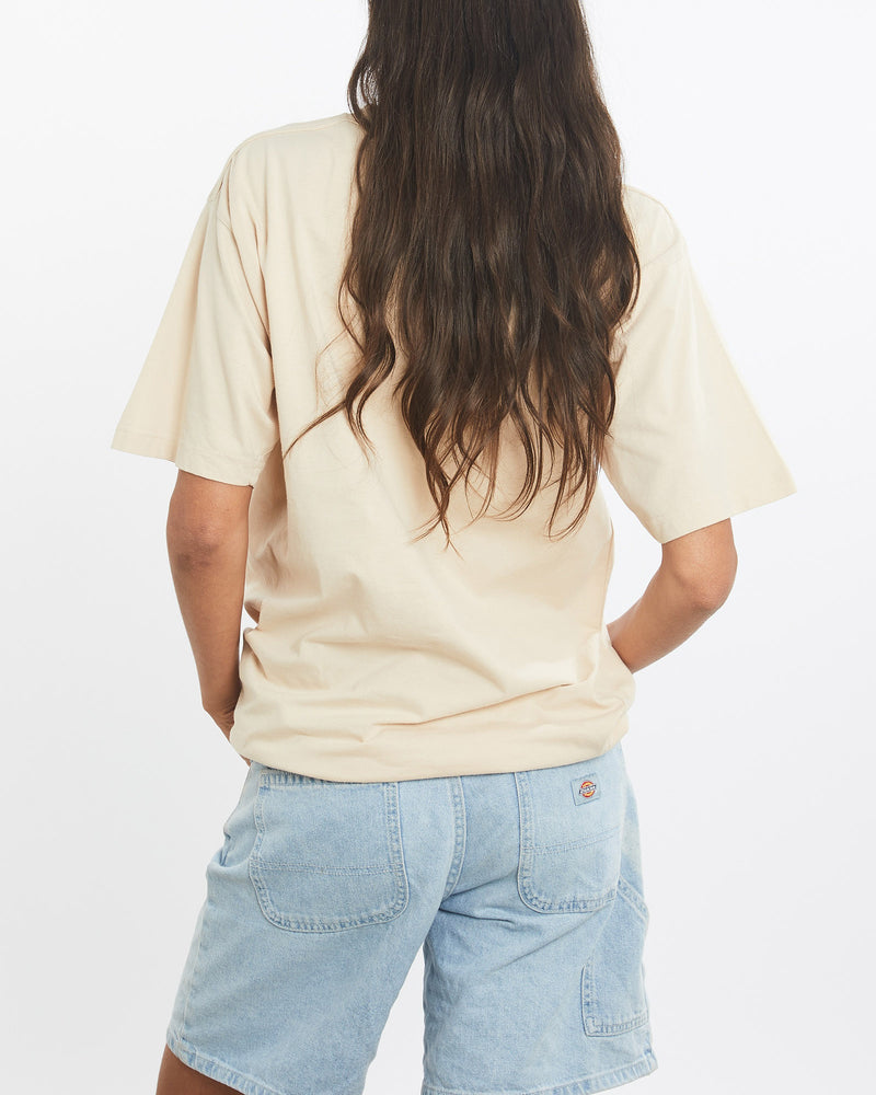 Vintage, Nike, Tee, The Real Deal, size small, colour Beige, newtown, sydney, australia, thrift store, opshop, preloved, secondhand, sustainable, retro, antique, 70s, 80s, 90s, 2000s, 00s, fashion, clothing, streetwear, trendy, garment, style, boutique, store, shop, archive, sale, cheap, best, top, T-Shirts